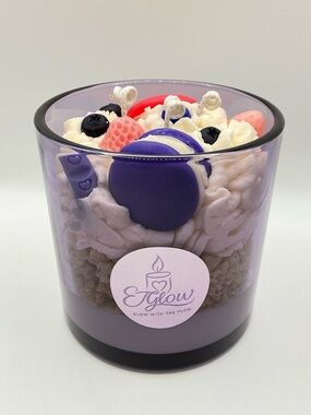 🕯️🍓Strawberry Açaí Dessert Style Candle 🍦🍨